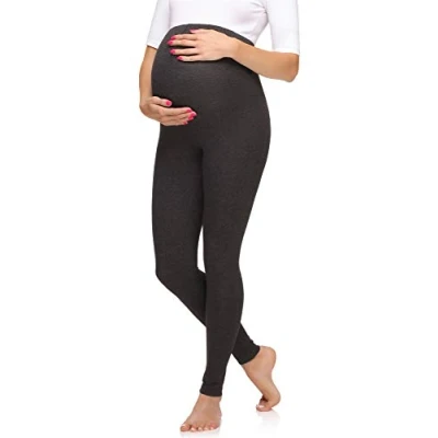 Afbeelding van Merry Style MS MS10 297 LE 2Pack Dames Zwangerschapsleggings Leggings Sport Vrijetijdsbroek Lang Viscose Sporbroek Yogabroek Donker Gemêleerd M