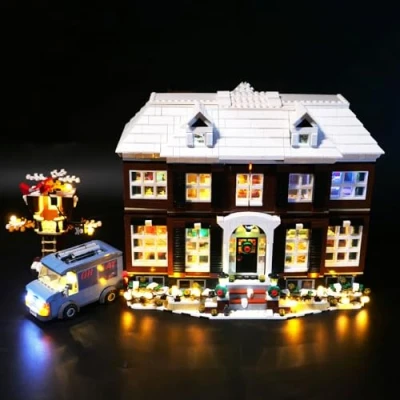 Afbeelding van LED Lichtset Versie Met Afstandsbediening, Compatibel Lego 21330 Home Alone Bouwstenen Model, Niet Inbegrepen Set A