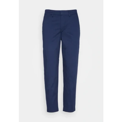 Afbeelding van Levi&#039;s dames Mid waist slim fit cropped chino met steekzakken in de kleur Donkerblauw, maat: W26/L27