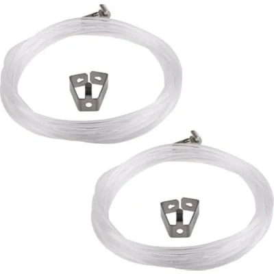 Afbeelding van STAS ophangsysteem Cobra + perlon koord smartspring Ophangsystemen Schilderijen / Fotolijsten Poster Schilderijhaakjes Zonder Boren 200 cm (set van 2 stuks)