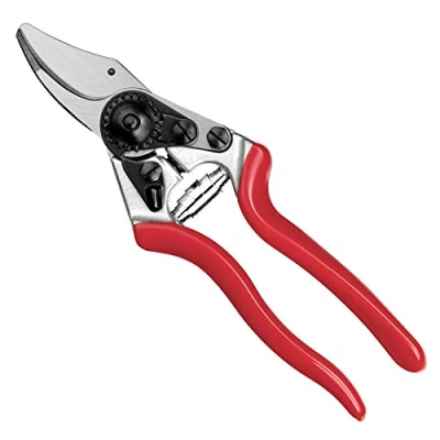 Afbeelding van FELCO 6 Tuinschaar met één hand (voor middelgrote handen, lengte 195 mm, snoeischaar puntige snijkop, aluminium handgreep)