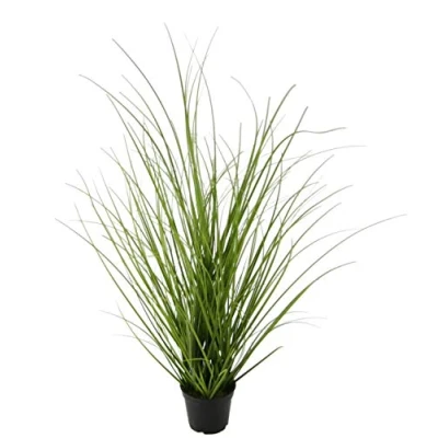Afbeelding van Flair Flower Kunstgras in pot, groene plant, kunstgras, decoratief gras, siergras, solitair decoratieve plantendecoratie, plant