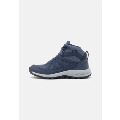Afbeelding van Jack Wolfskin Woodland 2 Texapore MID Outdoorschoenen, Dames, Maat: 39, Graphite Leer en textiel