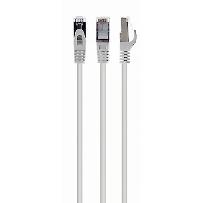 Afbeelding van S/FTP Cat6A patchkabel LSZH, wit 1 meter