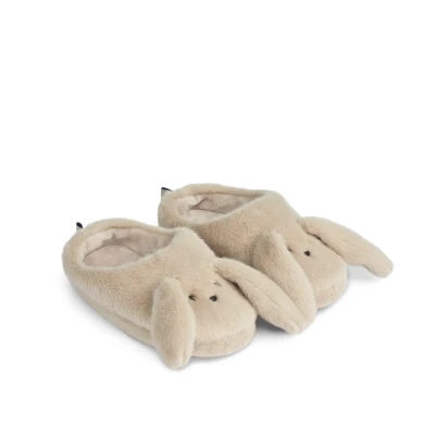 Afbeelding van Liewood Aviaja Rabbit Unisex Pantoffels voor kinderen, Maat: 34, Mist Textiel/ synthetisch