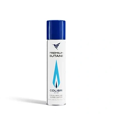 Afbeelding van Colibri butaangas 300 ml voor het navullen van aanstekers, crème brûlée branders, keukenbranders, enz. Navulfles aanstekergas met 99,9994% zuiver premium