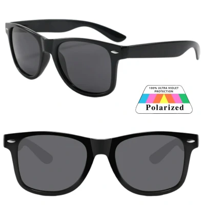Afbeelding van Fako Sunglasses® Zonnebril Classic Polarised Polariserend Gepolariseerd Polarized Heren Dames Zwart