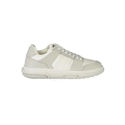 Afbeelding van Tommy Hilfiger Witte Leren Sneakers Voor Dames