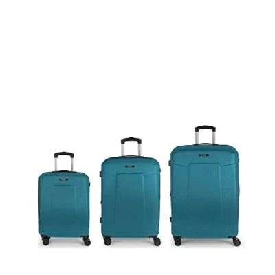 Afbeelding van Gabol Mercury 4 Rollen 3TEILIG Kofferset, Maat: One Size, Türkis
