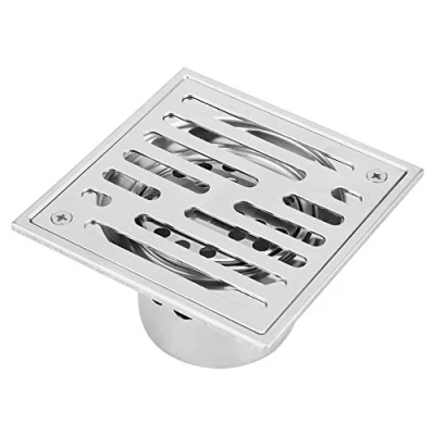 Afbeelding van Tonysa Roestvrijstalen douchegoot 110 x mm, 150 vloersifon voor badkamer van groot kaliber, afvoerrooster, doucheafvoer keuken, (150 mm)