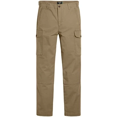 Afbeelding van Dockers Cargobroek, Heren, Maat: 33x34, Harvest gold beige