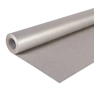 Afbeelding van Clairefontaine 195776C rol zilverkleurig kraftpapier, 10 x 0,7 m, 70 g/m2, 1 stuk, zilver