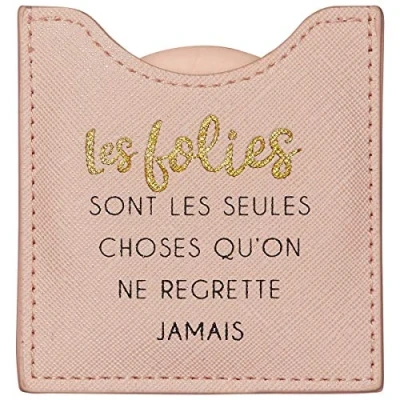 Afbeelding van Toga Draeger Les Folies est spiegel ronde zakspiegel om overal mee naartoe te nemen ideaal cadeau voor verjaardag, alle gelegenheden afmetingen 8,5 cm x 8 76005937 Small