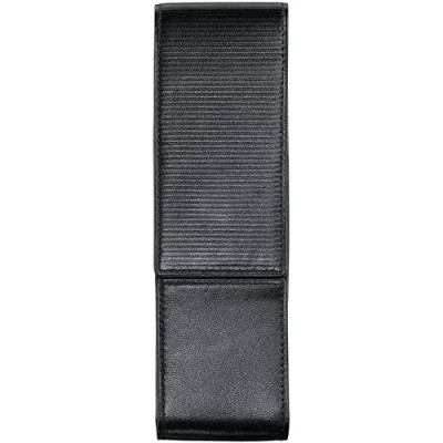 Afbeelding van LAMY A 302 Lederwaren hoogwaardig nappaleder etui 859 in de kleur zwart voor twee schrijfgerei