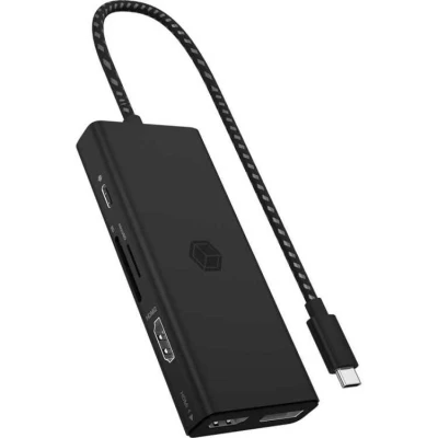 Afbeelding van ICY BOX IB DK4011 CPD Bedraad USB 3.2 Gen 1 (3.1 1) Type C Zwart