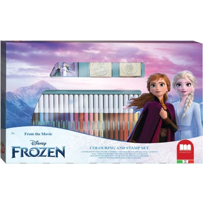 Afbeelding van Multiprint Frozen Kleurset met Stempels, 41dlg.