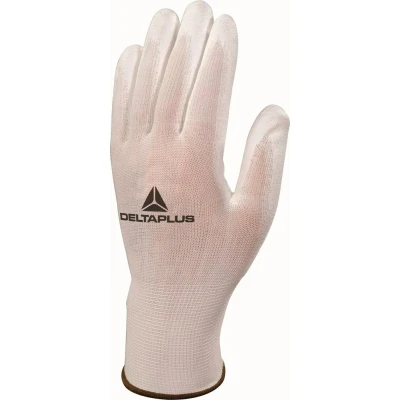 Afbeelding van Delta Plus polyamide handschoen VE702 PU wit mt 10