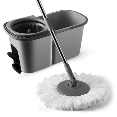 Afbeelding van My Green Deal Vloermopsysteem Dweilsysteem Vloermop Met Emmer Spin Mop