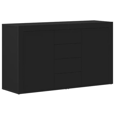 Afbeelding van vidaXL Dressoir Zwart Geengineerd hout 120 x 36 69 cm Opslag Buffet