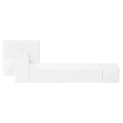Afbeelding van Formani Deurkruk Jan des Bouvrie SQUARE JB100G geveerd op rozet wit