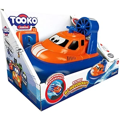 Afbeelding van TOOKO JUNIOR op afstand bestuurde boot Rijdt de grond en drijft in het bad Speelgoed voor kleuters Vanaf 3 jaar oud