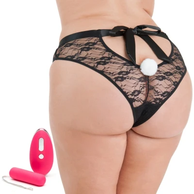Afbeelding van Happy Rabbit Remote Control Knicker Vibe Plus Size