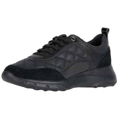 Afbeelding van Geox Dames D Alleniee A Sneakers, Schwarz, 39 EU