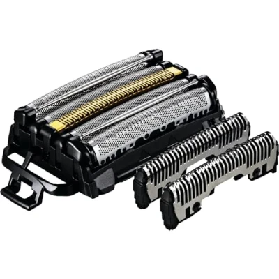 Afbeelding van Panasonic WES9040Y1361 Reservemesjes en scheerfolie voor elektrisch scheerapparaat ES LV9U &amp; LV6U, combipack, 5 bladsysteem, geavanceerd Japans roestvrij staal, waterdicht
