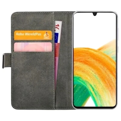 Afbeelding van Mobilize PU leer Book Case Zwart Samsung Galaxy A33 5G