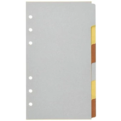 Afbeelding van Persoonlijke Metallic 6 blanco tabbladen index