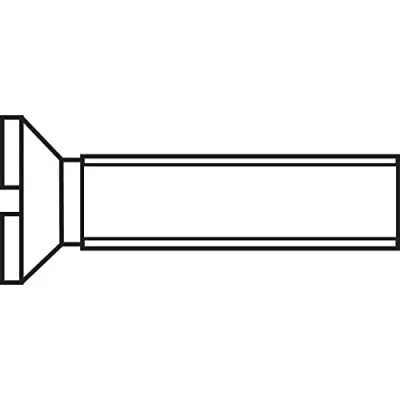 Afbeelding van TOOLCRAFT M2*12 D963 4.8:A2K 194831 Verzonken schroeven M2 12 mm Sleuf DIN 963 Staal Verzinkt 100 stuk(s)