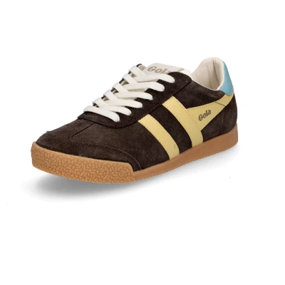 Afbeelding van Gola dames sneaker Elan mokka geel
