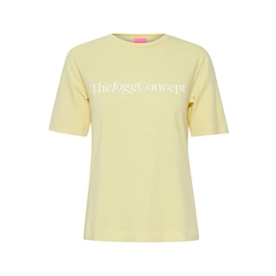 Afbeelding van Thejoggconcept Jcsimona Tshirt print, Dames, Maat: Large, Lemon meringueyellow