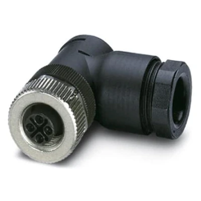 Afbeelding van Phoenix Contact 1408987 Sensor/actuator connector, niet geassembleerd M12 Aantal polen: 4 Bus, haaks 1 stuk(s)