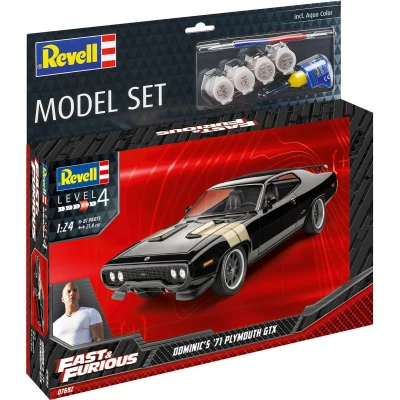 Afbeelding van Revell Model Set FF Dominic&#039;s 1971 Plymouth GTX