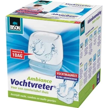 Afbeelding van Vochtvreter Bison Ambiance (Vochtmagneet, 450 gram, Ruimtes tot 45 m3, 0.5 liter)