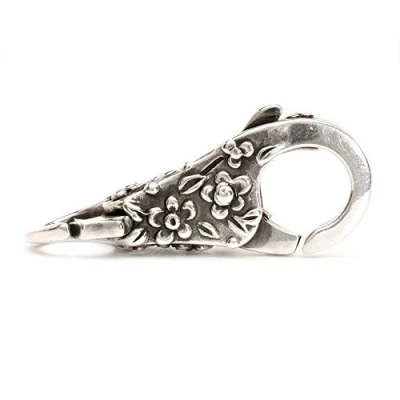 Afbeelding van Trollbeads Sluiting met kant TagLO 00028, Eén maat, Zilver, Geen edelsteen