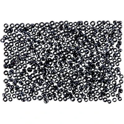 Afbeelding van Rocailles, afm 15/0, d: 1,7 mm, 500 gr, donkergrijs