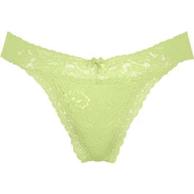 Afbeelding van Hunkemöller Dames Lingerie String Madison Groen maat M