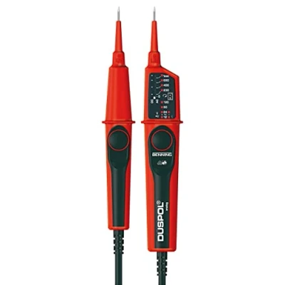 Afbeelding van Benning 050261 Duspol Analoge Spanningstester, Tot 1000 V Ac, Rood/Zwart