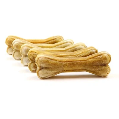 Afbeelding van DOGBOSS kauwbot van 100% natuurlijke ingrediënten in verschillende formaten en smaken (set 5 stuks met struisvogel, 22 cm)