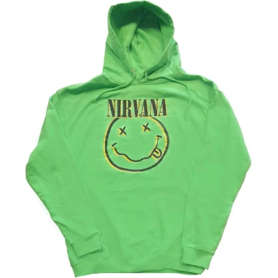 Afbeelding van Nirvana Inverse Happy Face Hoodie/trui 2XL Groen