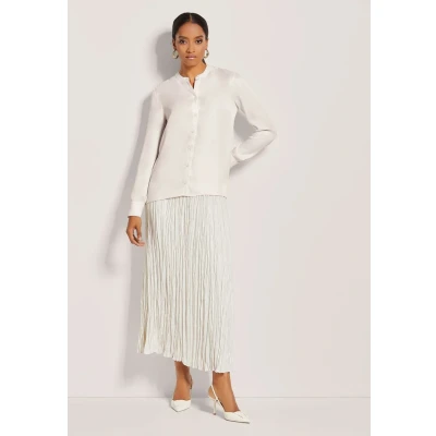 Afbeelding van Madeleine Rundhals Blouse, Dames, Maat: 44, Null gold coloured