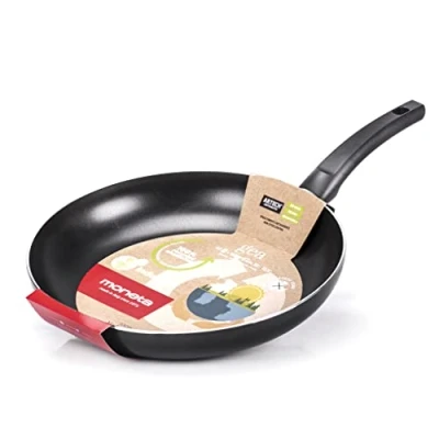 Afbeelding van Moneta Gea Koekenpan Ø 32 cm Gerecycled Aluminium Zwart