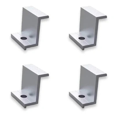 Afbeelding van NELI Set van 4 houders (eindklemmen) voor zonne /PV module, bevestigingsklem, zonneklem, PV houder, modulehouder (35 mm)