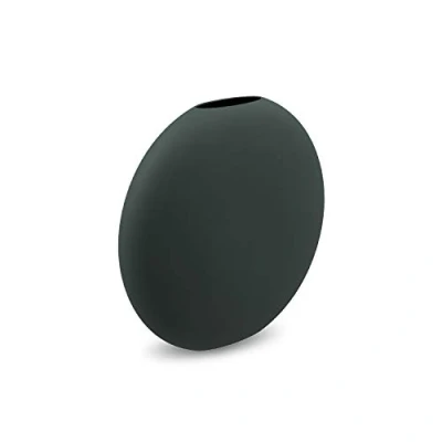 Afbeelding van Cooee Design Pastillevaas, keramiek, donkergroen, L: 15, B: 4, H: 14 CM