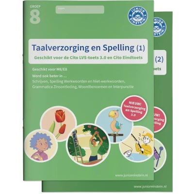 Afbeelding van Taalverzorging en Spelling Cito Oefenboeken Set Deel 1 2