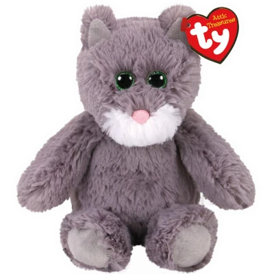 Afbeelding van TY Plush Cat grey with glitter eyes kit 33 cm 0008421650002