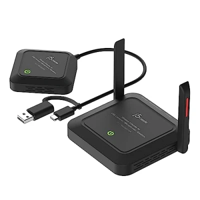 Afbeelding van j5create Draadloze extender voor USB webcam/camera&#039;s/microfoons/luidsprekers, Plug &amp; Play, compatibel met Windows en Mac (JVW120)