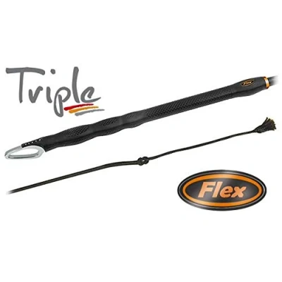 Afbeelding van Fleck Dressuurzweep Professional Triple Flex